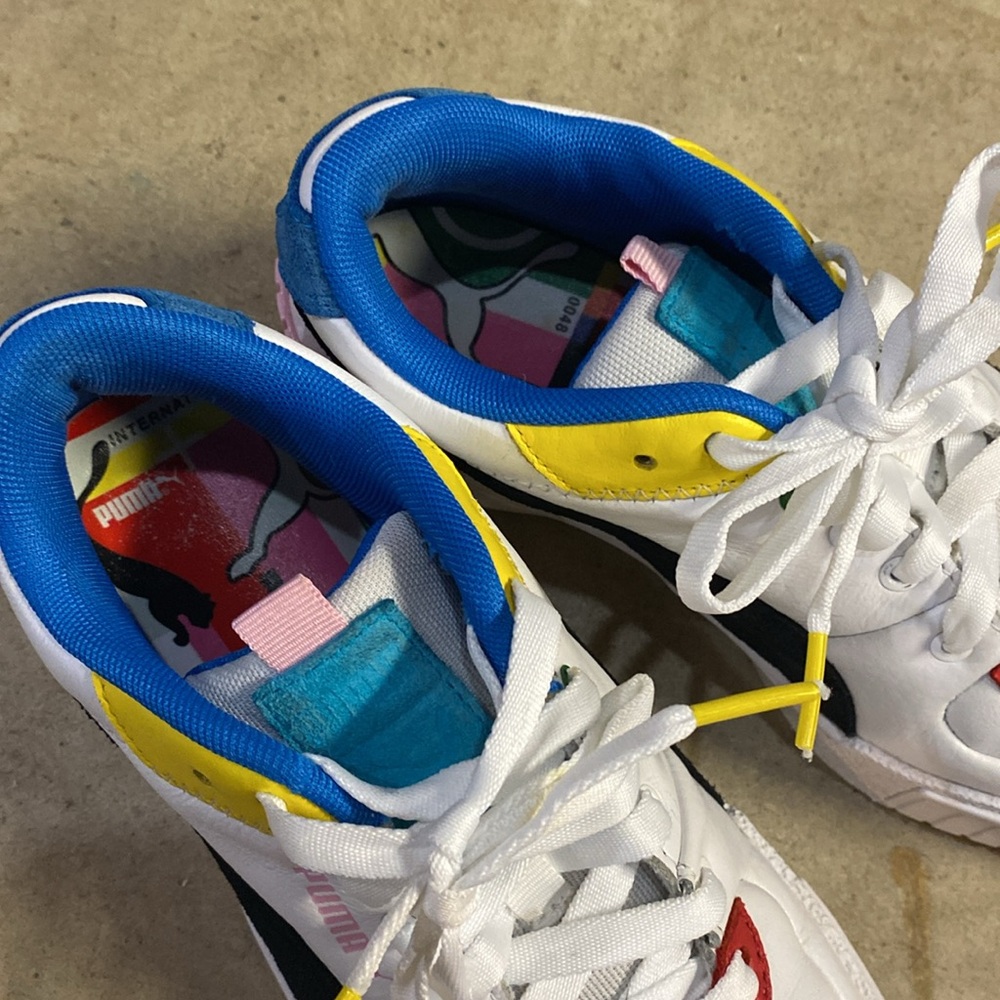 Puma White/muticolor Sneakers. - Picture 7 of 10